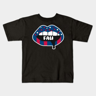 FAU Lips Kids T-Shirt